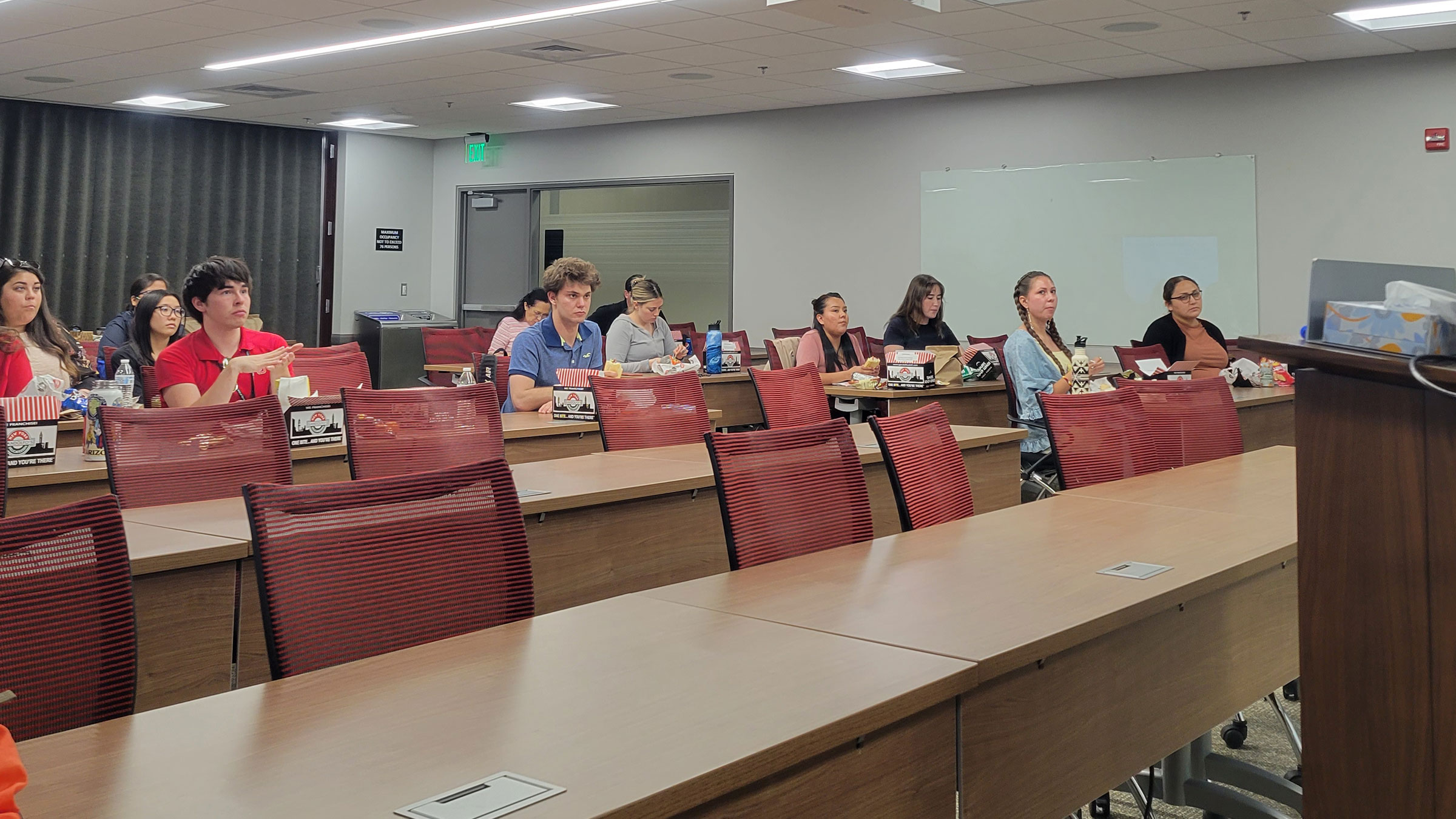 NARI participants in class